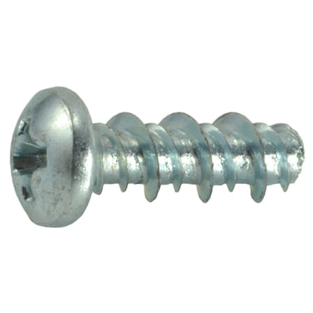 Midwest Fastener #8 x 1/2 in Phillips Pan Machine Screw, Zinc Plated Steel, 45 PK 36205